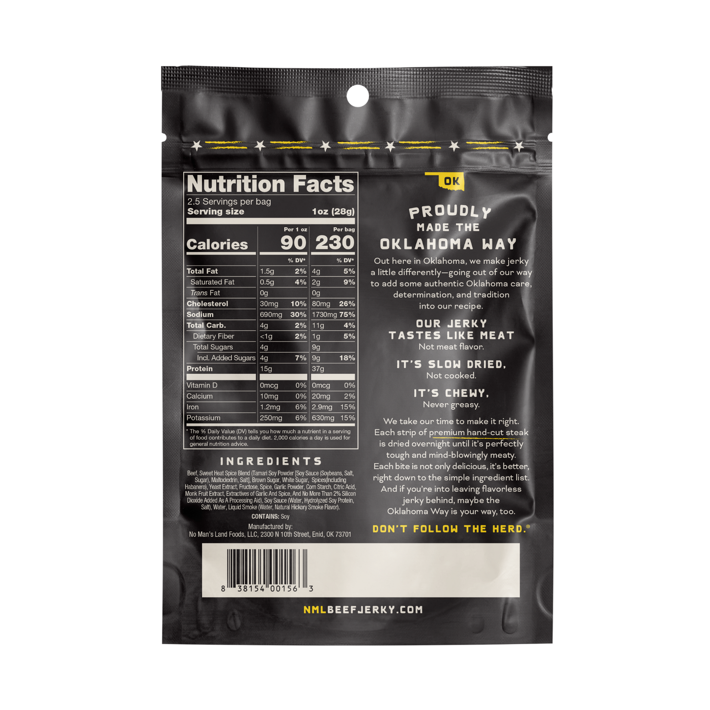 Sweet Heat Beef Jerky