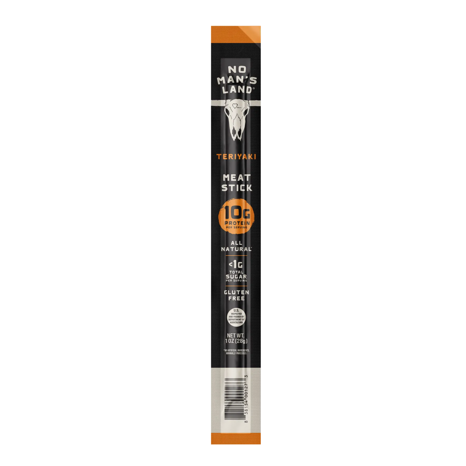 No Man's Land Teriyaki Meat Stick packaging