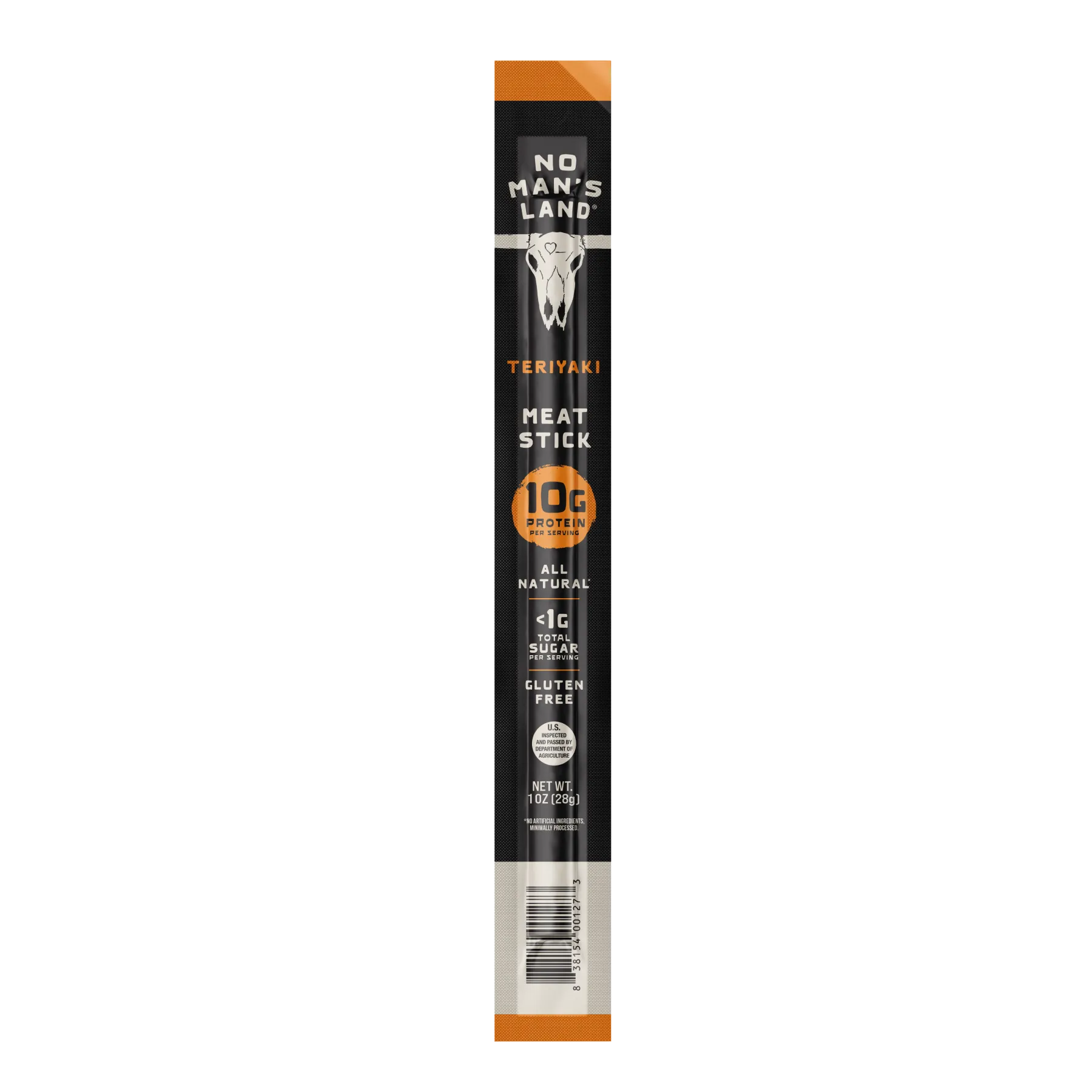 No Man's Land Teriyaki Meat Stick packaging
