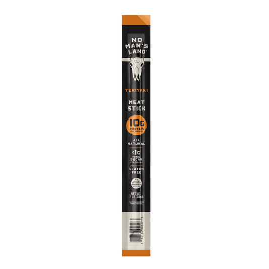 No Man's Land Teriyaki Meat Stick packaging