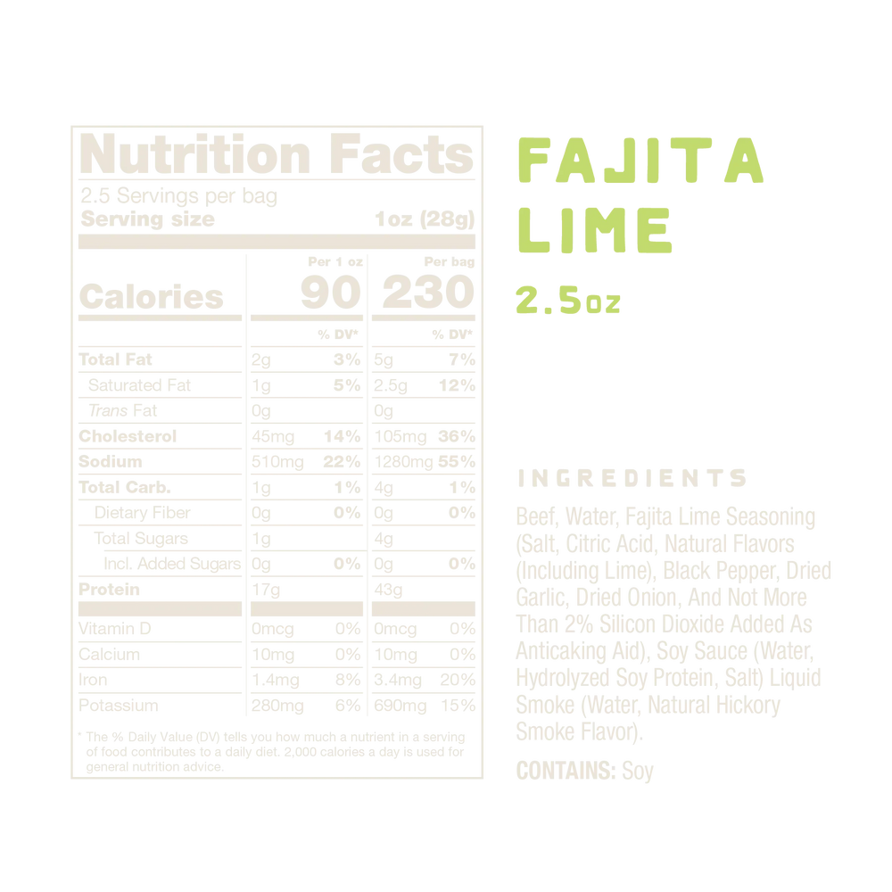 Nutrition facts