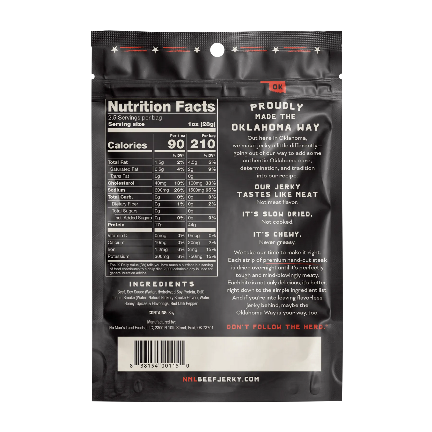 Crushed Red Pepper Beef Jerky